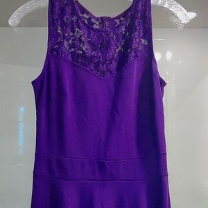 Purple Lace  Bathing Suit Cover